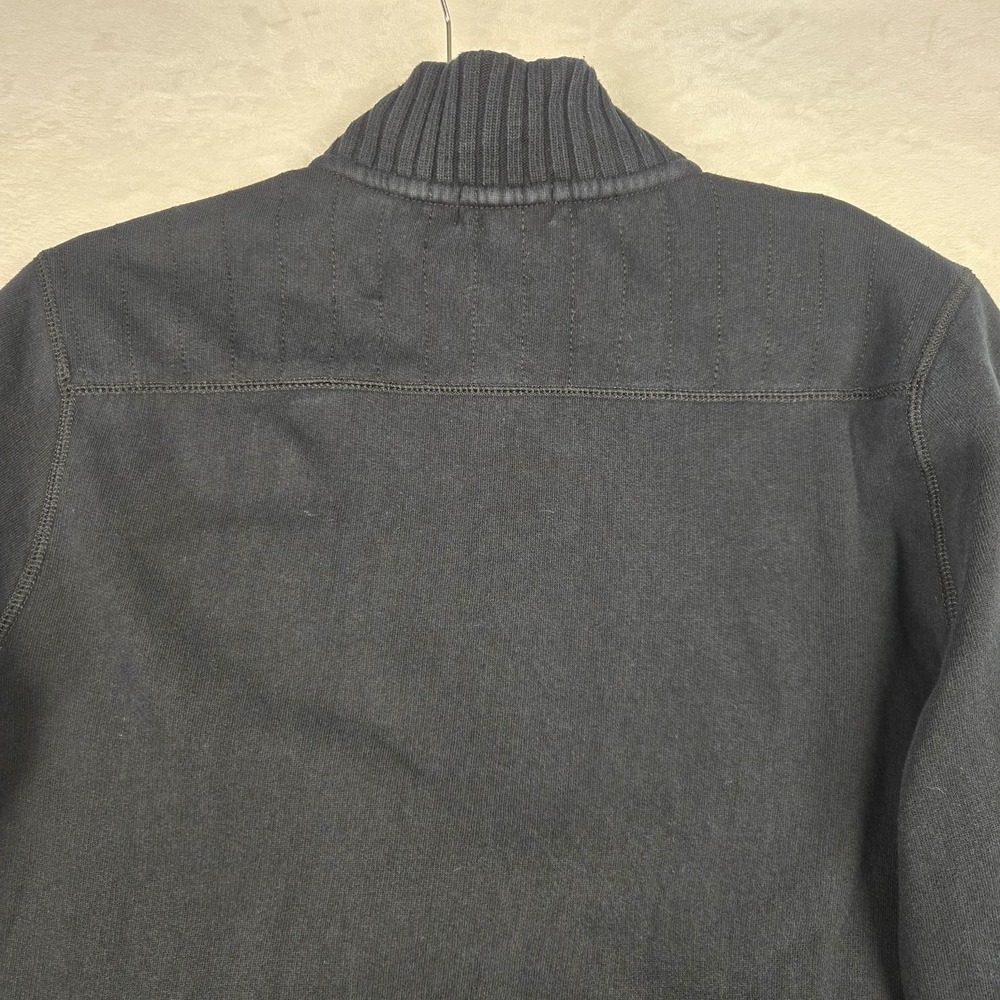 Calvin‎ Klein Knit Jacket Mens Medium Black Pockets - Picture 8 of 10